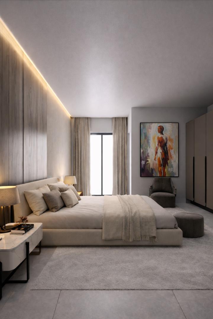 Appartement F4 — chambre avec dressing