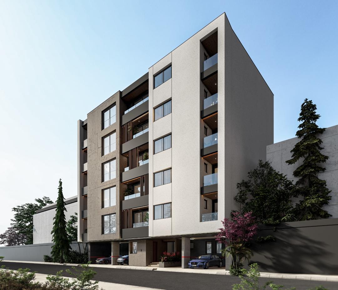 Façade de la Résidence Mossane aux Almadies, Dakar