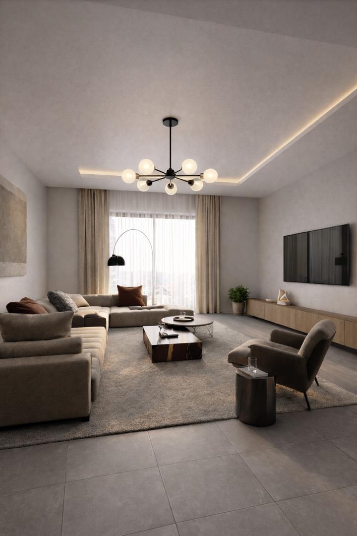 Appartement F4 de la Résidence Mossane — grand salon familial